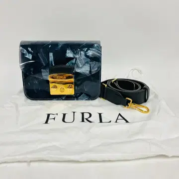 FURLA 훌라 METRO 메트로폴리스 블랙 숄더백 사선 크로스백
