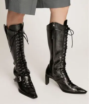 SLY 웨스턴 롱 부츠