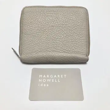 G239 미사용 마가렛호웰 아이디어 접이식 지갑 지갑 여성용 천연 가죽