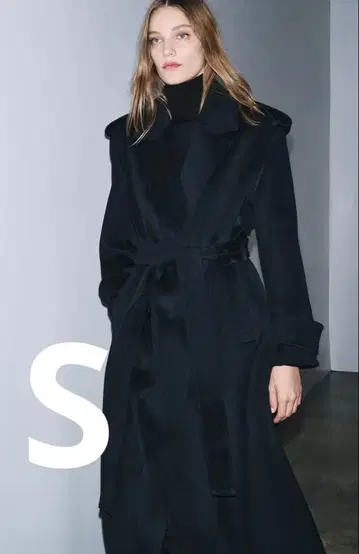 ZW COLLECTION LIMITED EDITION 울 혼방 롱 코트