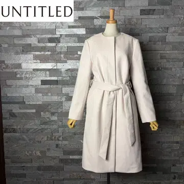 [ 새상품급 ] UNTITLED 언타이틀 노카라 울 롱 코트