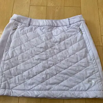 캘러웨이 연보라 퀼팅 스커트 LL