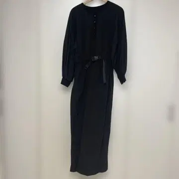 블랙 롱 원피스