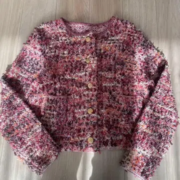 멀티 컬러 가디건 M 사이즈