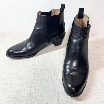 Odette e Odile 가죽 사이드 고어 부츠 숏부츠 23cm