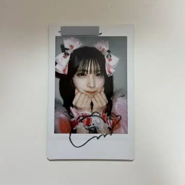 fav me [ 미오카와 마이카 ] 친필 사인 폴라로이드