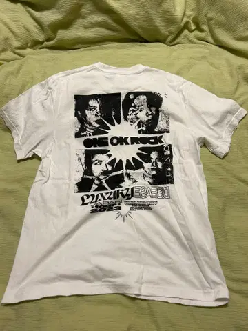 ONE OK ROCK 백 프린트 T셔츠