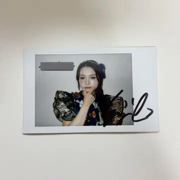 CANDY TUNE [키리하라 미즈키] 친필 사인 폴라로이드