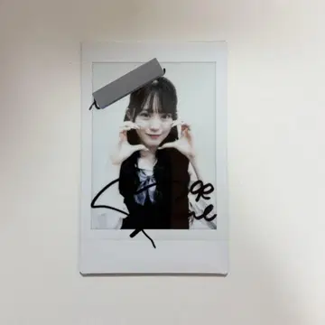 Pixel Ribbon [마시로 미오] 친필 사인 폴라로이드