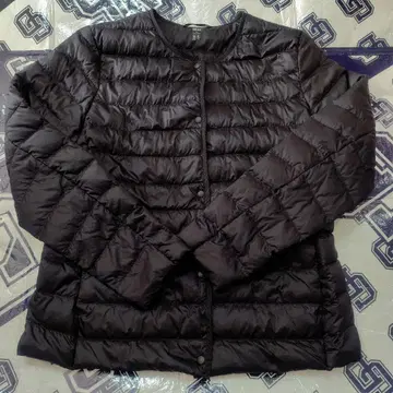 다운 자켓 유니클로 블랙 XL