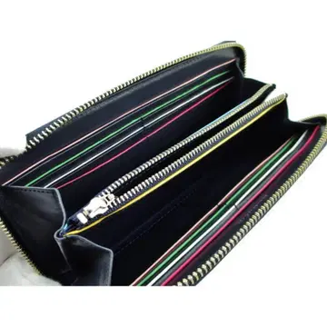 기프트 대응 가능 새상품 박스 포함 폴스미스 인기 지퍼 장지갑 네이비