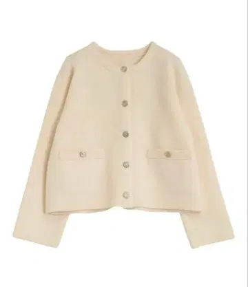 Re:EDIT 니트 골드 버튼 숏코트