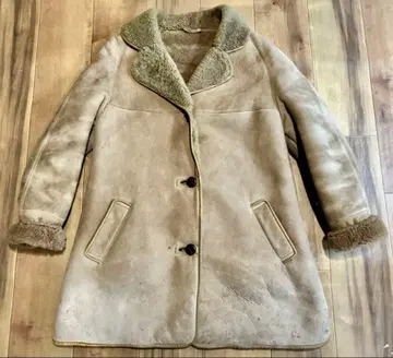 빈티지 양가죽 무스탕 자켓 영국제