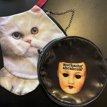 아차츄무 파우치 고양이 인형