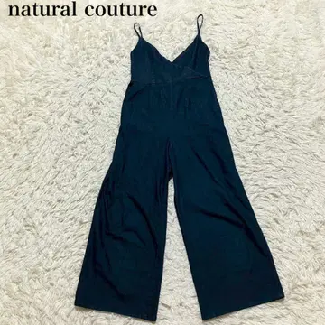 내추럴 꾸뛰르 올인원 오버롤 V넥 캐주얼 무지