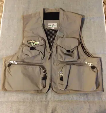 Big-i 올리브 그린 낚시용 조끼