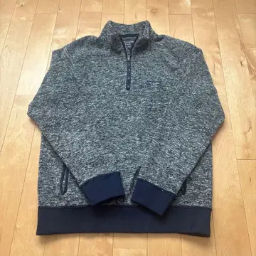 초특가 아바클로 하프 지퍼 네이비 맨투맨