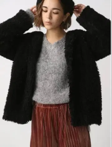 AZUL BYMOUSSY 아줄바이마우지 푸들 보아 블루종 블랙