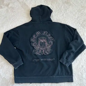 AGEM/9 x .kom 에이점나인 가공 엔젤 후드티