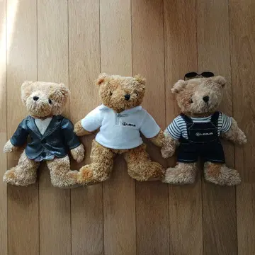 렉서스 봉제 인형 3체 세트 테디베어