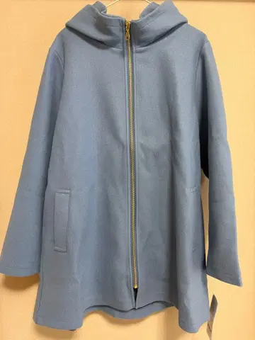 아우터 블루 스카이블루 코트 여성용