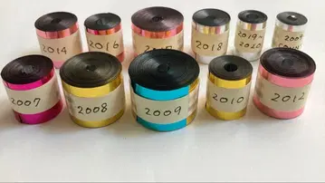 하마사키 아유미 은색 테이프 72개