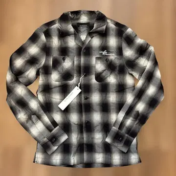 SERGEANT SALUTE 서전트 체크 긴팔 셔츠 46 미사용