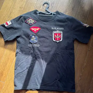 AVIREX 아비렉스 탑건 와펜 티셔츠 XL