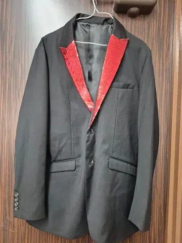 포멀 자켓 블랙/레드 사이즈 39