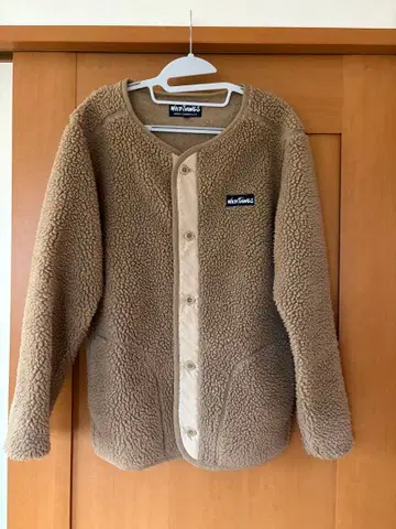 WILD THINGS 베이지 플리스 자켓 S 사이즈
