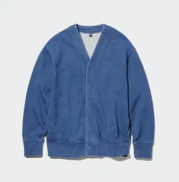 [ 미사용 택 포함 ] UNIQLO 인디고 맨투맨 가디건