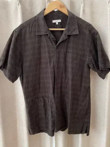 Engineered Garments 다크 마드라스 반팔 셔츠 M