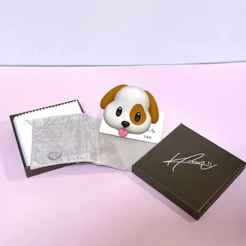 [ 미사용 새상품 ] 오카미야 라이무 은 귀걸이