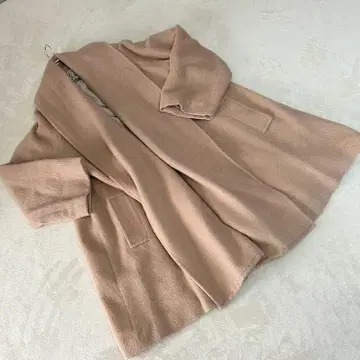 NATURAL BEAUTY 가운 코트 베이지 M 모 100% 일본제