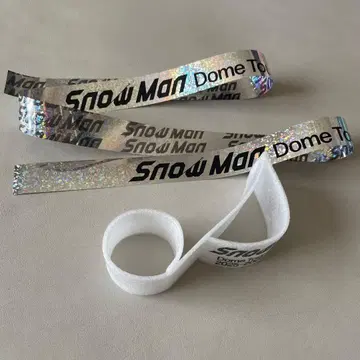 SnowMan ON 라이브 낙하물 음표 은색 테이프 풀 세트