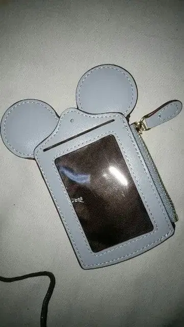 귀 달린 패스 케이스 IC 카드 교통카드 지갑