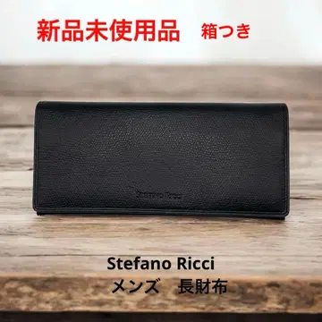 미사용 새상품 Stefano Ricci 블랙 장지갑 박스형