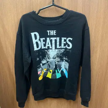 THE BEATLES 블랙 맨투맨