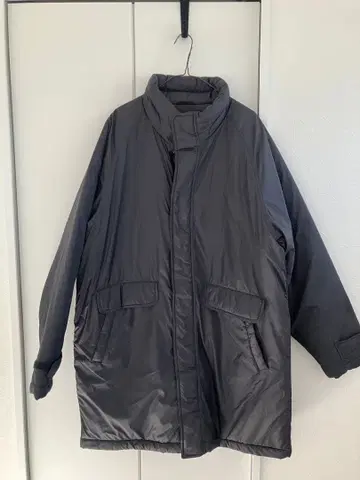 유니클로 올드 유니클로 패디드 롱 코트 432-0102 네이비 택