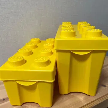 LEGO 블록형 보관 케이스만 옐로우 컬러