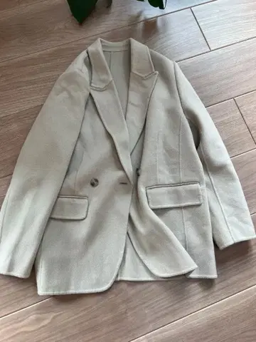 Spick and Span 120S 비버 피크드 라벨 자켓