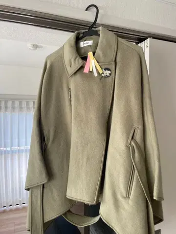 SNIDEL 스나이델 판초 코트 새상품에 가까운 올리브