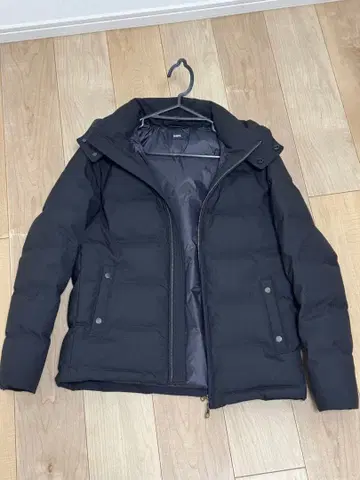 SHIPS 다운 자켓 S 사이즈 후드 탈부착 가능 2WAY 블랙