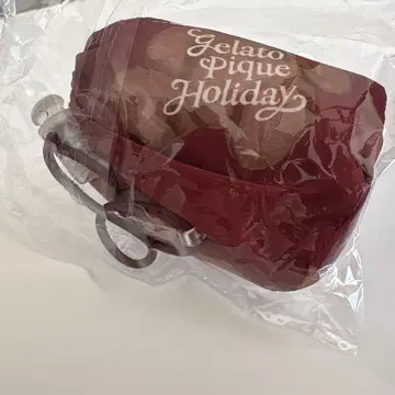젤라또피케 에코백 빨간색 크리스마스 가챠가챠 토이캡슐