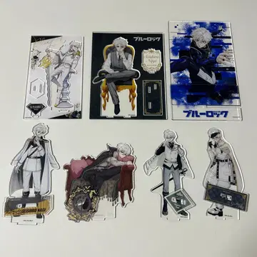 블루 록 나기 세이시로 아크릴 스탠드 7점 묶음 판매