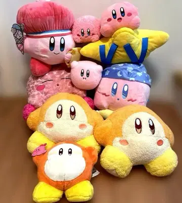커비 와돌디 봉제 인형 묶음 판매