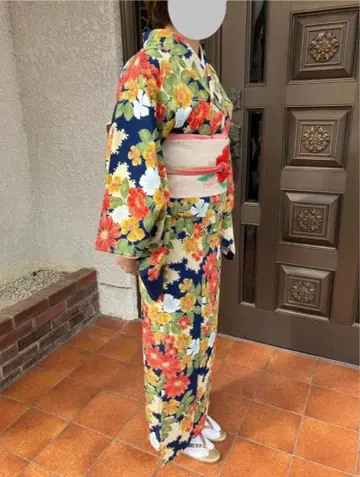 코몬 세트 워셔블 기모노