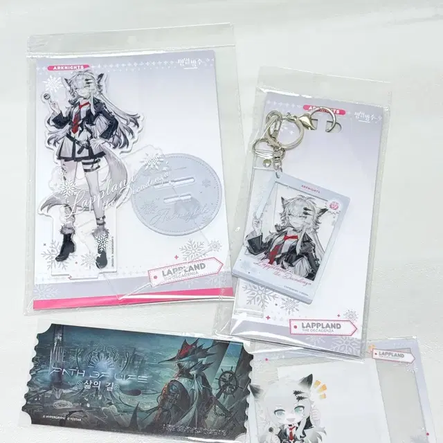 2025 agf 명일방주 시티워크 시리즈 라플란드 아크릴 스탠드&키링