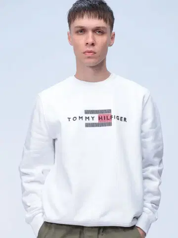 TOMMY HILFIGER 맨투맨 화이트 L