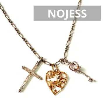 노제스 K10 실버 목걸이 펜던트 참 NOJESS 새상품급